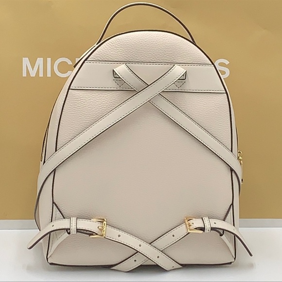 Michael Kors Women's Valerie Medium Pebbled Leather Backpack
Light Cream 
NWT - Picture 2 of 16